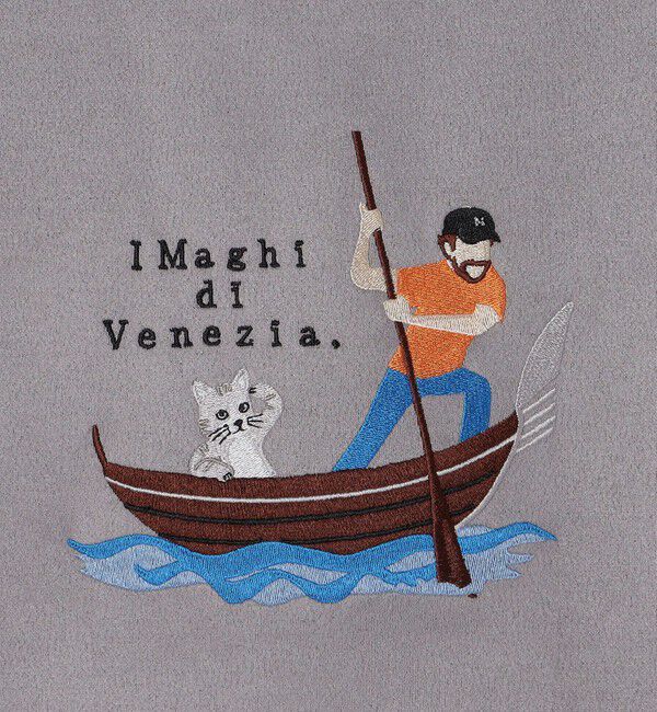 SHIPS Colors 「SHIPS Colors:ポリエステル フェイクスエード エンブロイダリー Tシャツ」|Tシャツ・カットソー|