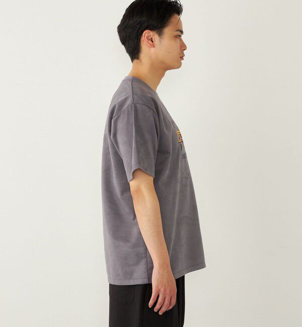 SHIPS Colors 「SHIPS Colors:ポリエステル フェイクスエード エンブロイダリー Tシャツ」|Tシャツ・カットソー|