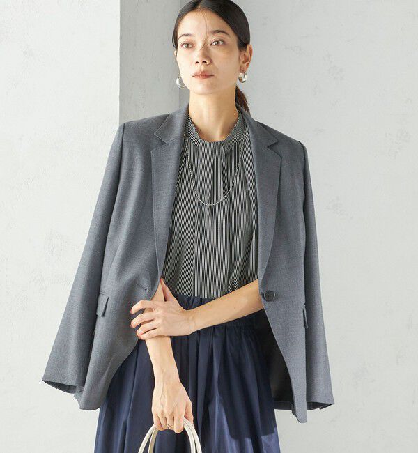 SHIPS for women「〈手洗い可能〉タック タイ フレンチ スリーブ ブラウス」|シャツ・ブラウス|