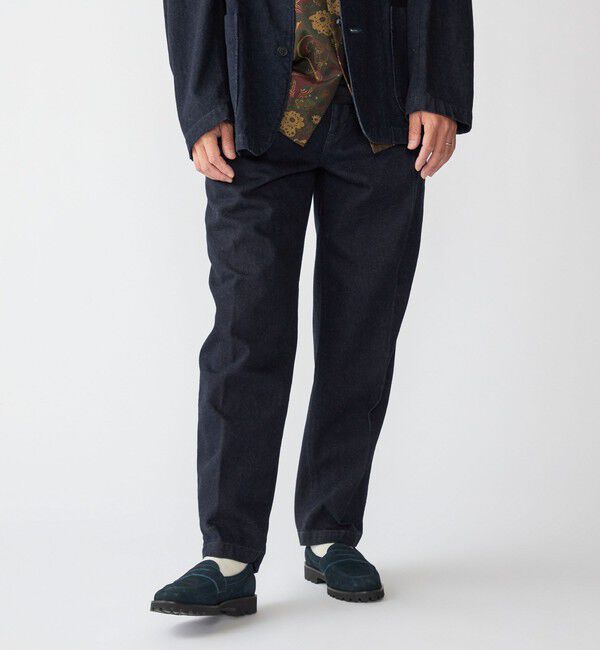 SHIPS「Southwick Gate Label: デニム イージー 1プリーツ パンツ」|デニム|