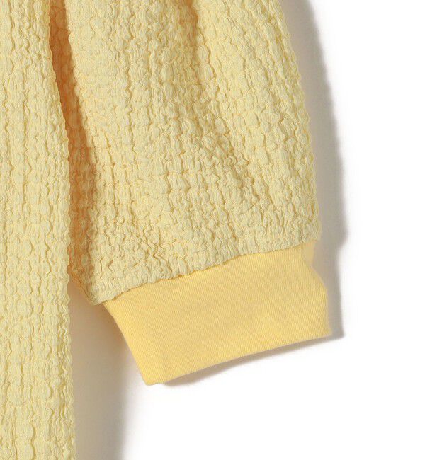 SHIPS for women「【WEB限定】〈手洗い可能〉バンピー シャーリング 5分袖 カーディガン」|カーディガン|