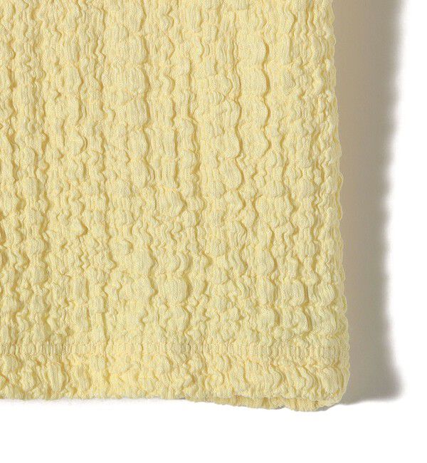 SHIPS for women「【WEB限定】〈手洗い可能〉バンピー シャーリング 5分袖 カーディガン」|カーディガン|