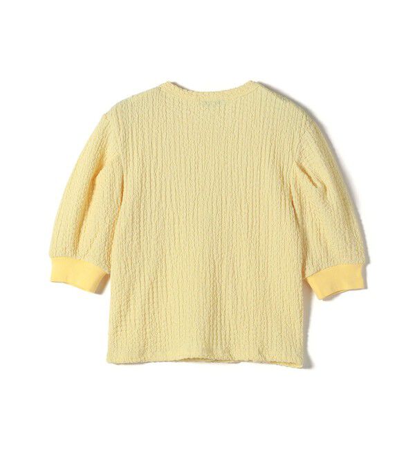 SHIPS for women「【WEB限定】〈手洗い可能〉バンピー シャーリング 5分袖 カーディガン」|カーディガン|