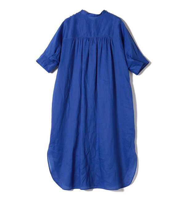 SHIPS for women「〈手洗い可能〉ラミー 4 スタンドカラー シャツ ワンピース」|ワンピース|