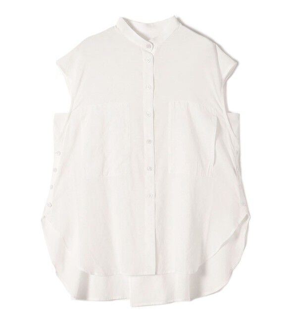 SHIPS for women「【WEB限定】〈手洗い可能〉サイド ボタン バック レイヤード ブラウス」|シャツ・ブラウス|