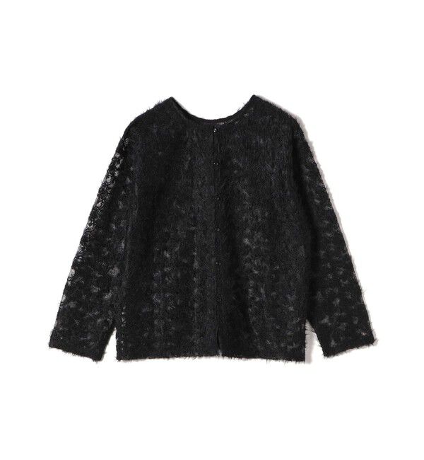 SHIPS for women「《追加予約》【WEB限定】〈手洗い可能〉チュール フェザー レース 羽織」|シャツ・ブラウス|