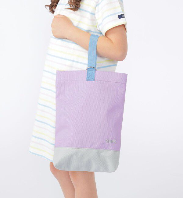 SHIPS KIDS「SHIPS KIDS:シューズ バッグ」|トートバッグ|ライラック
