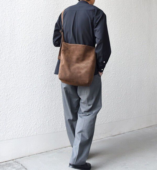 SHIPS any「SHIPS any: スエード コンビ ショルダーバッグ◆」|ショルダー・メッセンジャー|