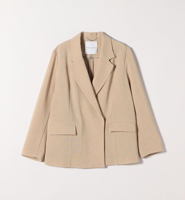 quaranciel「《予約》quaranciel:〈手洗い可能〉リングベルト ライト テーラード ジャケット」|テーラードジャケット|