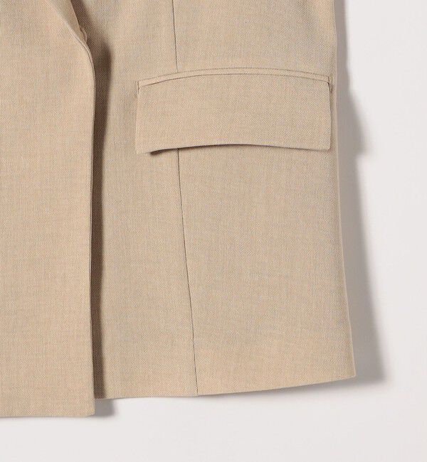 quaranciel「《予約》quaranciel:〈手洗い可能〉リングベルト ライト テーラード ジャケット」|テーラードジャケット|