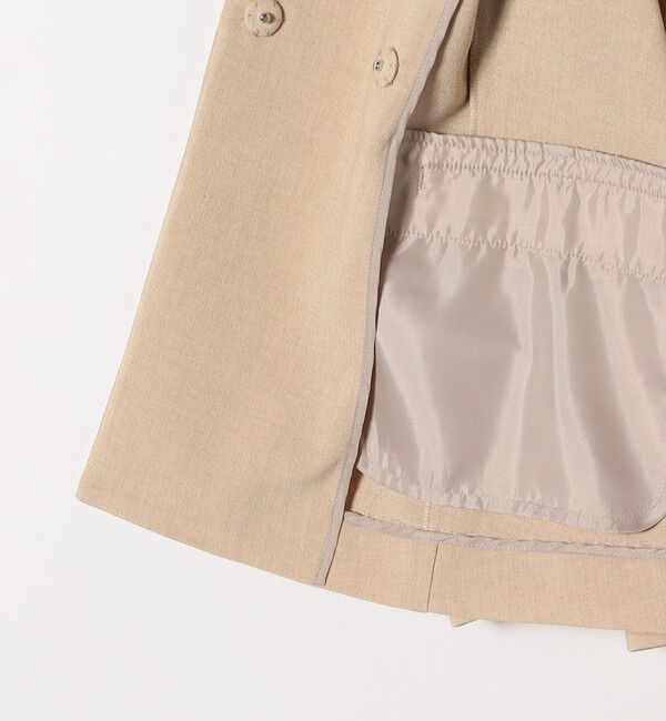 quaranciel「《予約》quaranciel:〈手洗い可能〉リングベルト ライト テーラード ジャケット」|テーラードジャケット|