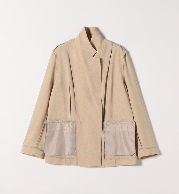quaranciel「《予約》quaranciel:〈手洗い可能〉リングベルト ライト テーラード ジャケット」|テーラードジャケット|