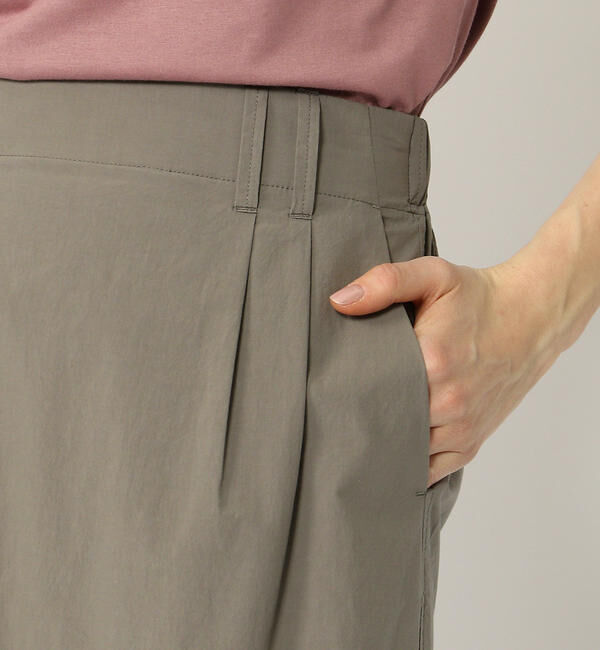 GALERIE VIE「コンパクトコットン Iラインイージースカート」|タイト|