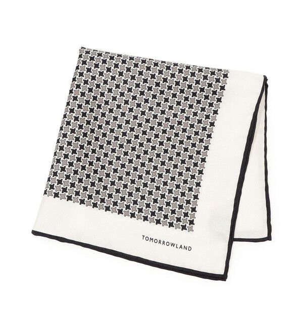 TOMORROWLAND GOODS「TOMORROWLAND シルク ポケットチーフ」|その他|16 グレー系