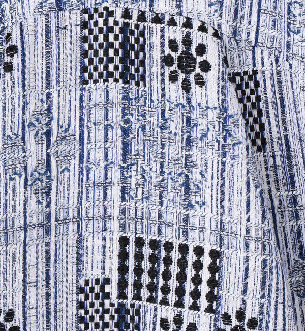 DES PRES「バスティングブリックジャカード ボリュームフレアワンピース」|ワンピース|