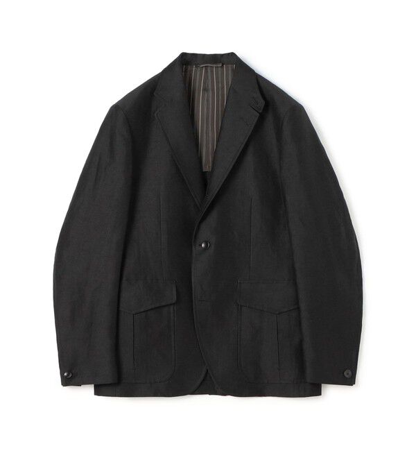 TOMORROWLAND MENS「リネンキュプラ シューティングジャケット」|テーラードジャケット|19 ブラック