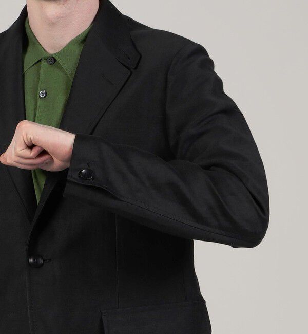 TOMORROWLAND MENS「リネンキュプラ シューティングジャケット」|テーラードジャケット|