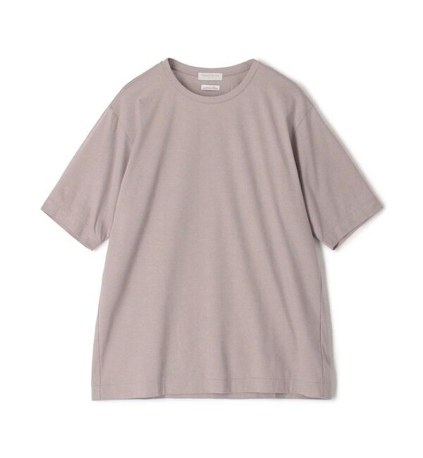 TOMORROWLAND MENS「オーガニックスムース クルーネックTシャツ」|Tシャツ・カットソー|45 ベージュ