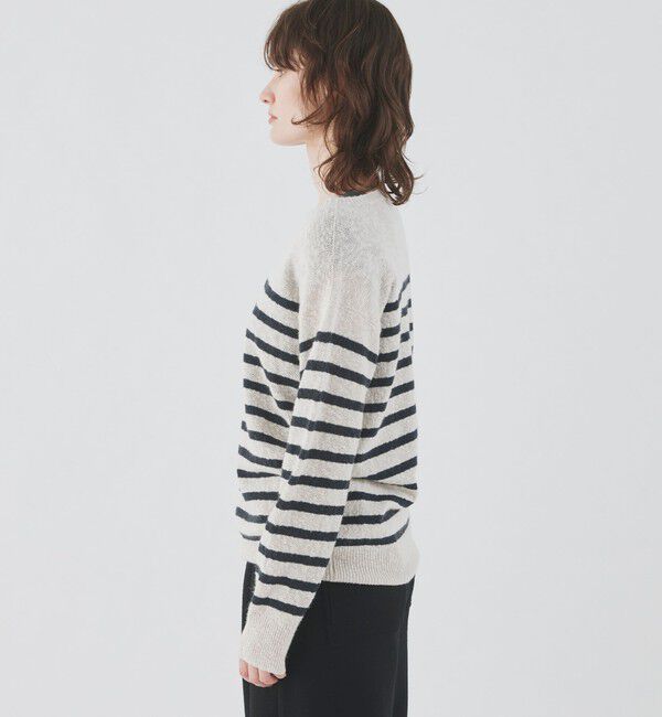 GALERIE VIE「カシミヤスラブ ボートネックプルオーバー」|ニット・セーター|