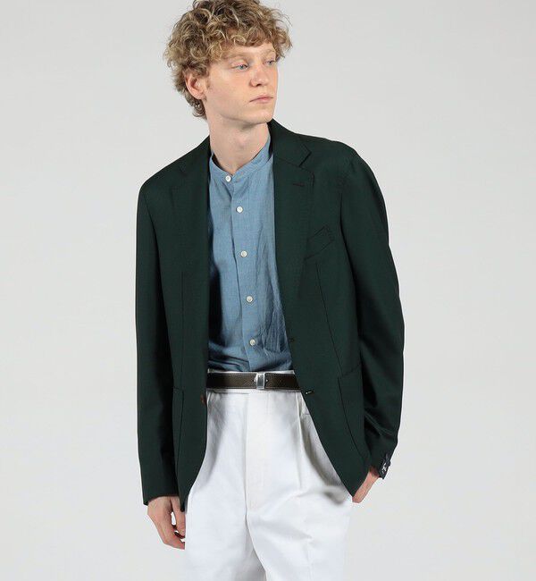 TOMORROWLAND BUYING WEAR「GABO ウールシルク シングルブレステッド2Bジャケット」|テーラードジャケット|