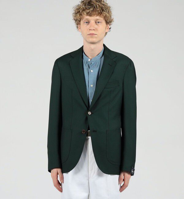 TOMORROWLAND BUYING WEAR「GABO ウールシルク シングルブレステッド2Bジャケット」|テーラードジャケット|