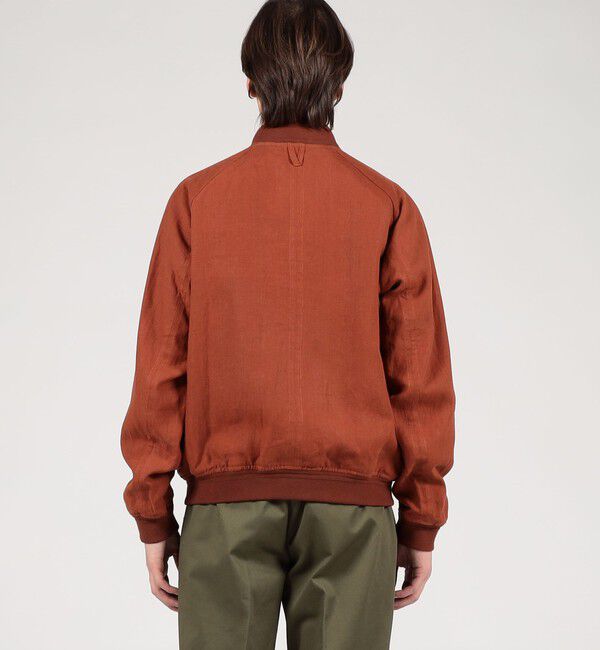 TOMORROWLAND MENS「【別注】VALSTAR リネン ドライビングブルゾン Valstarino」|ブルゾン・スタジャン|