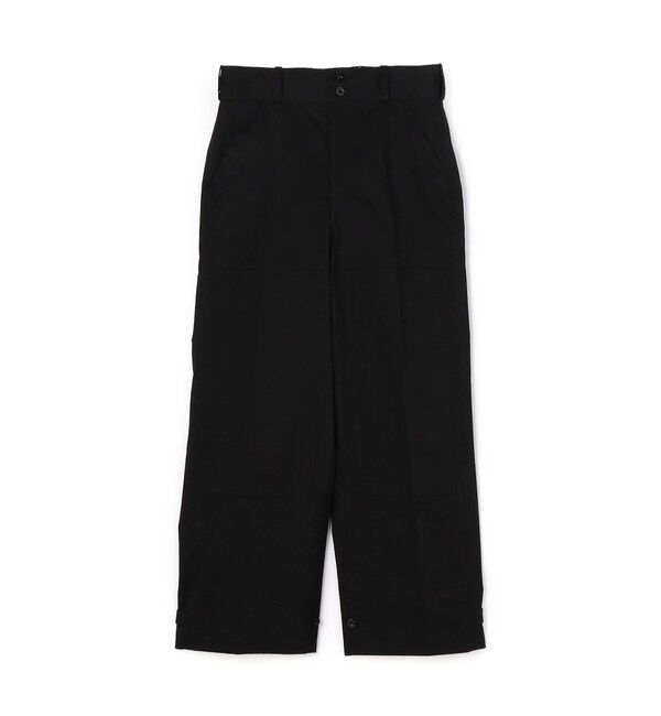 TOMORROWLAND BUYING WEAR「TANGENT 70`s Dutch Army コットン ワイドパンツ」|カーゴ|19 ブラック