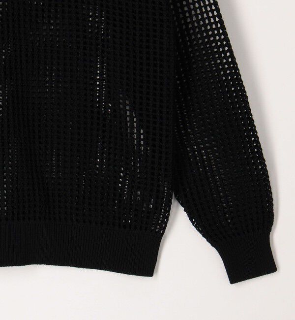 CABaN「CABaN コットンメッシュ クルーネックプルオーバー」|ニット・セーター|