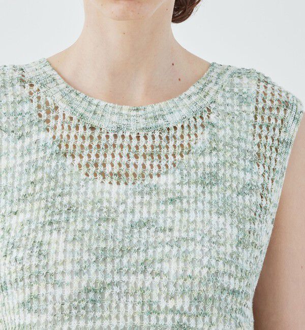 GALERIE VIE「カスリリネン ノースリーブプルオーバー」|ベスト・ジレ|