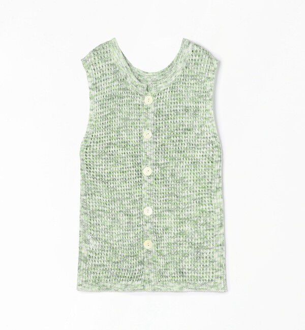GALERIE VIE「カスリリネン ノースリーブプルオーバー」|ベスト・ジレ|