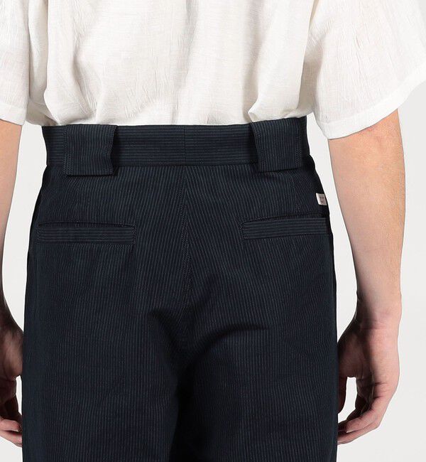 TOMORROWLAND MENS「コットンリネンシルク ノープリーツ ワイドパンツ」|チノ|