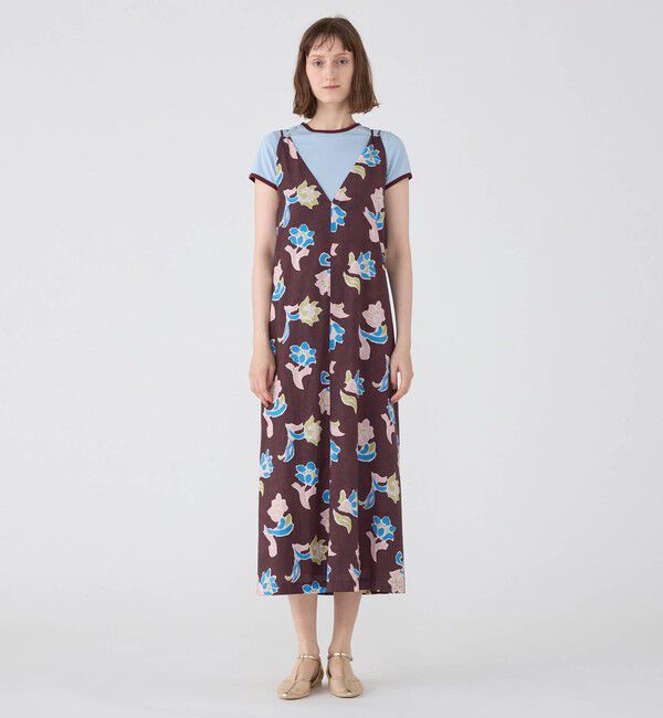 MACPHEE「レイトンプリント キャミソールワンピース」|ワンピース|