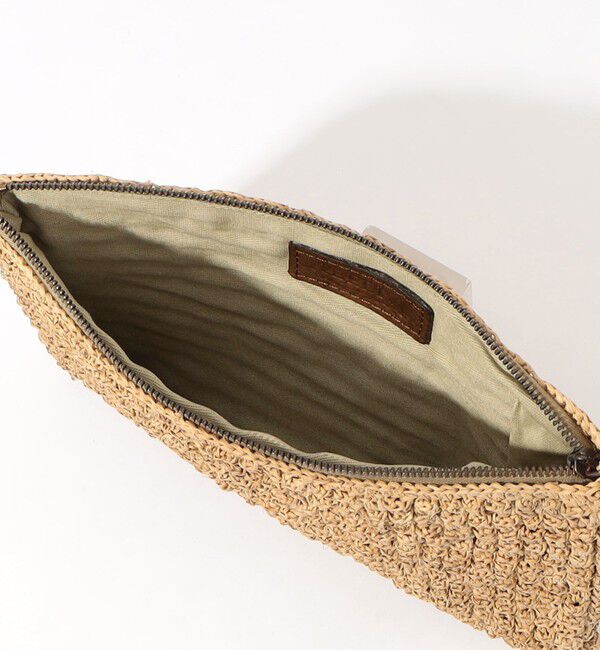 TOMORROWLAND GOODS「IBELIV CLUB ラフィア クラッチバッグ 」|クラッチバッグ|