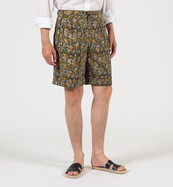 TOMORROWLAND MENS「バティックプリント バックベルト ショートパンツ」|その他|