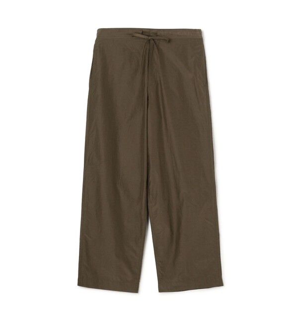 TOMORROWLAND MENS「コットンシルク バレルイージーパンツ」|その他|55 カーキ