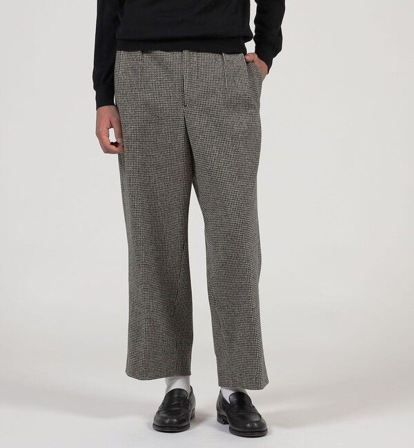 TOMORROWLAND MENS「ウールナイロンポリウレタン 2WAYストレッチ 2プリーツパンツ」|その他|