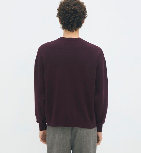 CABaN「コットンカシミヤ クルーネックプルオーバー」|ニット・セーター|