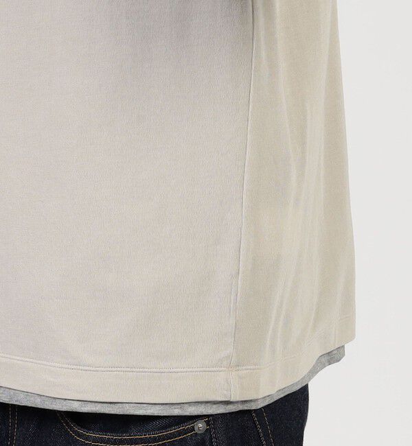 TOMORROWLAND MENS「ストレッチ天竺 レイヤードカットソー」|Tシャツ・カットソー|