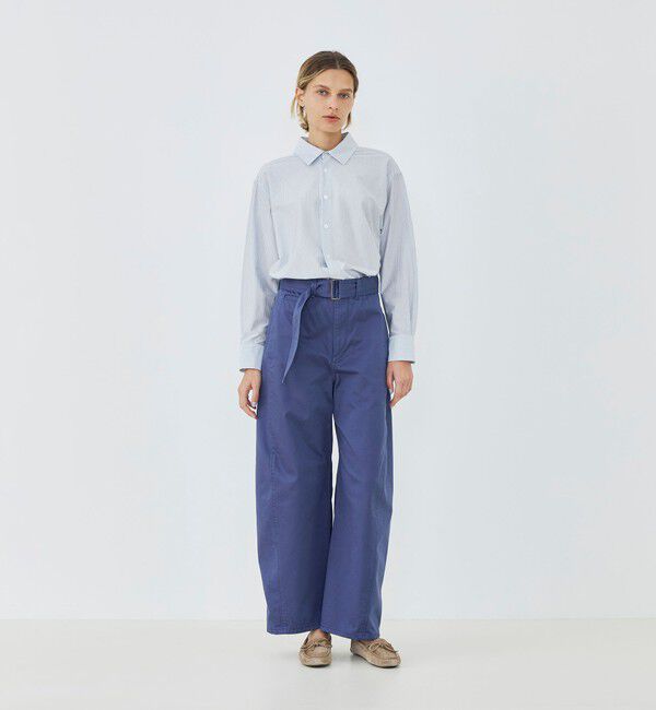 GALERIE VIE「【WEB先行予約】シルキーコットン ショートレングスシャツ」|シャツ・ブラウス|