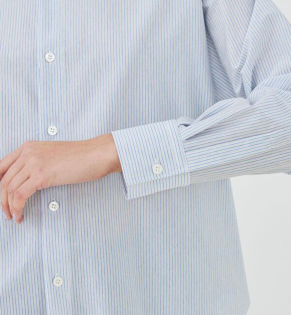 GALERIE VIE「【WEB先行予約】シルキーコットン ショートレングスシャツ」|シャツ・ブラウス|