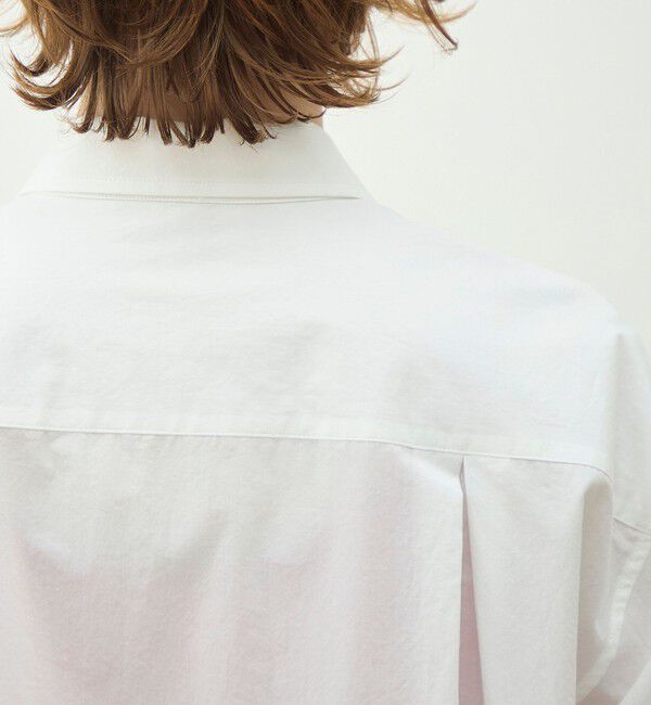 MACPHEE「【WEB先行予約】コットンタイプライター ジップブラウス」|シャツ・ブラウス|