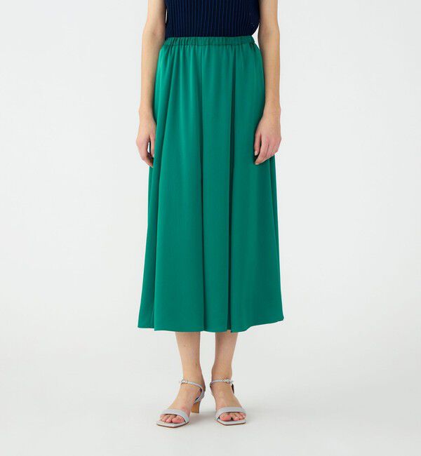 Ballsey「【WEB先行予約】ライトウェイトサテン マーメイドスカート」|フレア|