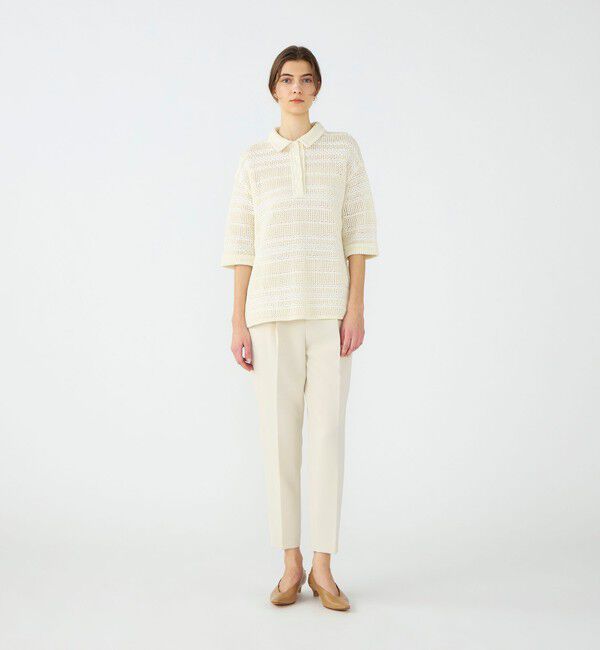 Ballsey「【WEB先行予約】ドライコットン ビッグポロプルオーバー」|ニット・セーター|