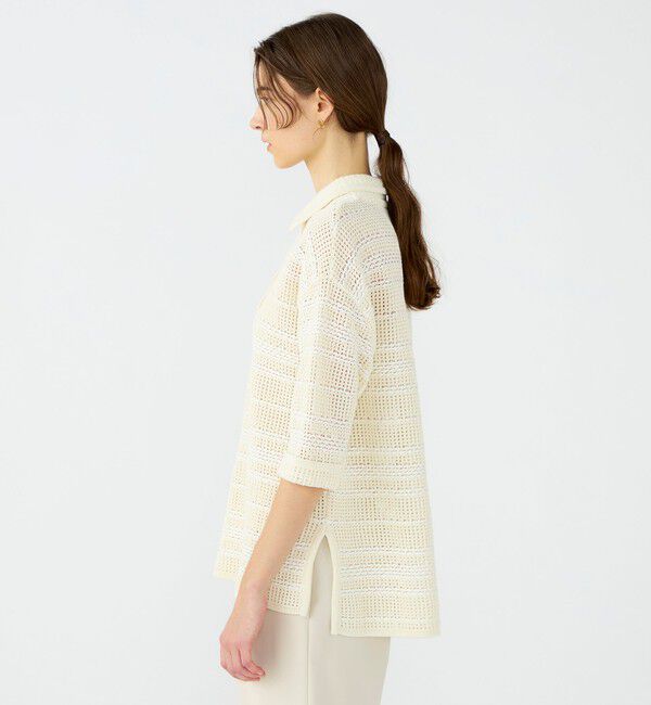 Ballsey「【WEB先行予約】ドライコットン ビッグポロプルオーバー」|ニット・セーター|