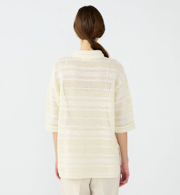 Ballsey「【WEB先行予約】ドライコットン ビッグポロプルオーバー」|ニット・セーター|