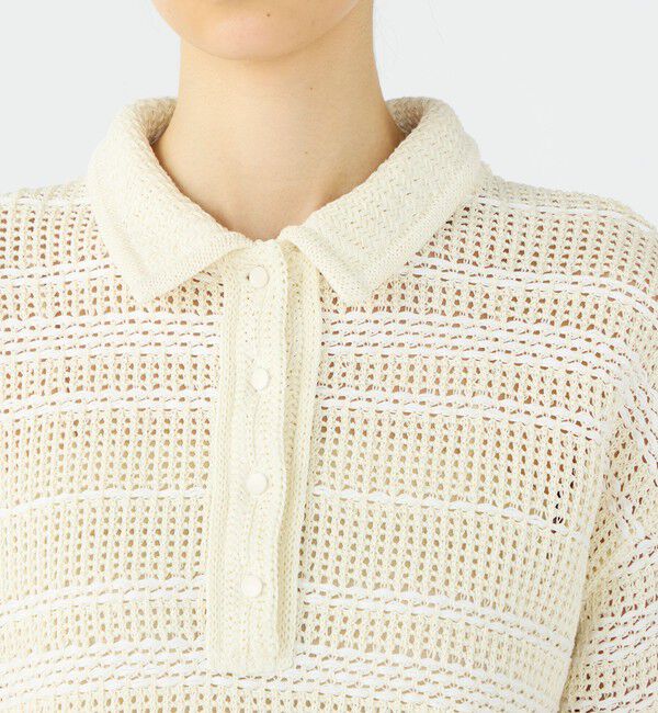 Ballsey「【WEB先行予約】ドライコットン ビッグポロプルオーバー」|ニット・セーター|