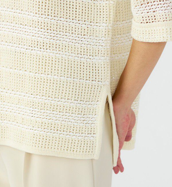 Ballsey「【WEB先行予約】ドライコットン ビッグポロプルオーバー」|ニット・セーター|