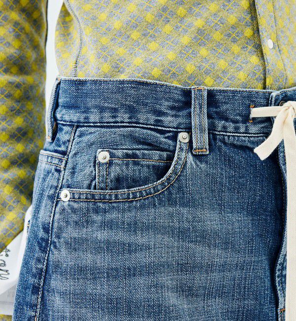 Edition「【WEB先行予約】インディゴデニム ドローコードパンツ」|デニム|