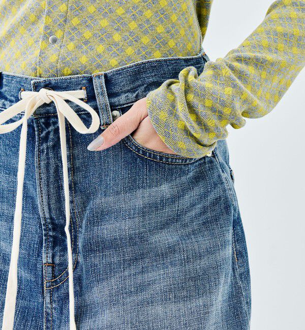 Edition「【WEB先行予約】インディゴデニム ドローコードパンツ」|デニム|