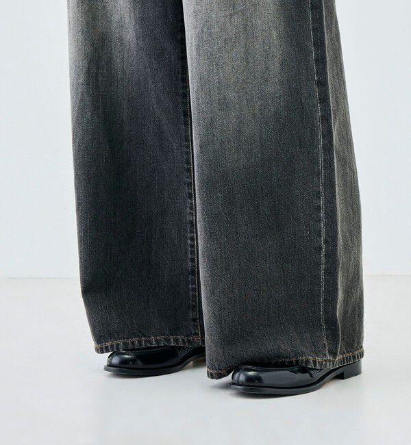 Edition「【WEB先行予約】ブラックデニム ドローコードパンツ」|デニム|